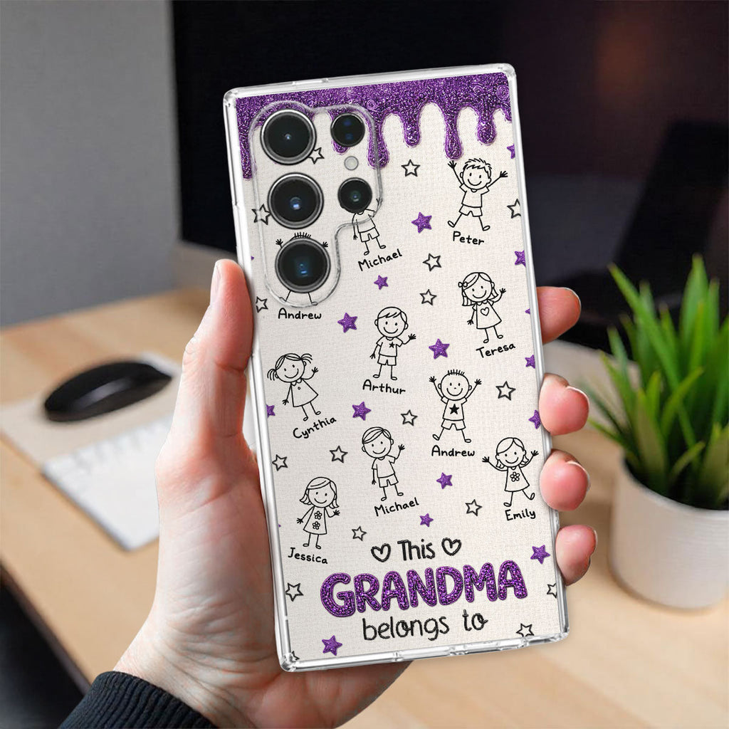 Handmade By Grandma - Personalized 3D Inflated Effect Phone Case