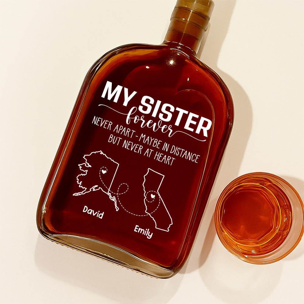 Never Apart - Personalized Spirits Decanter