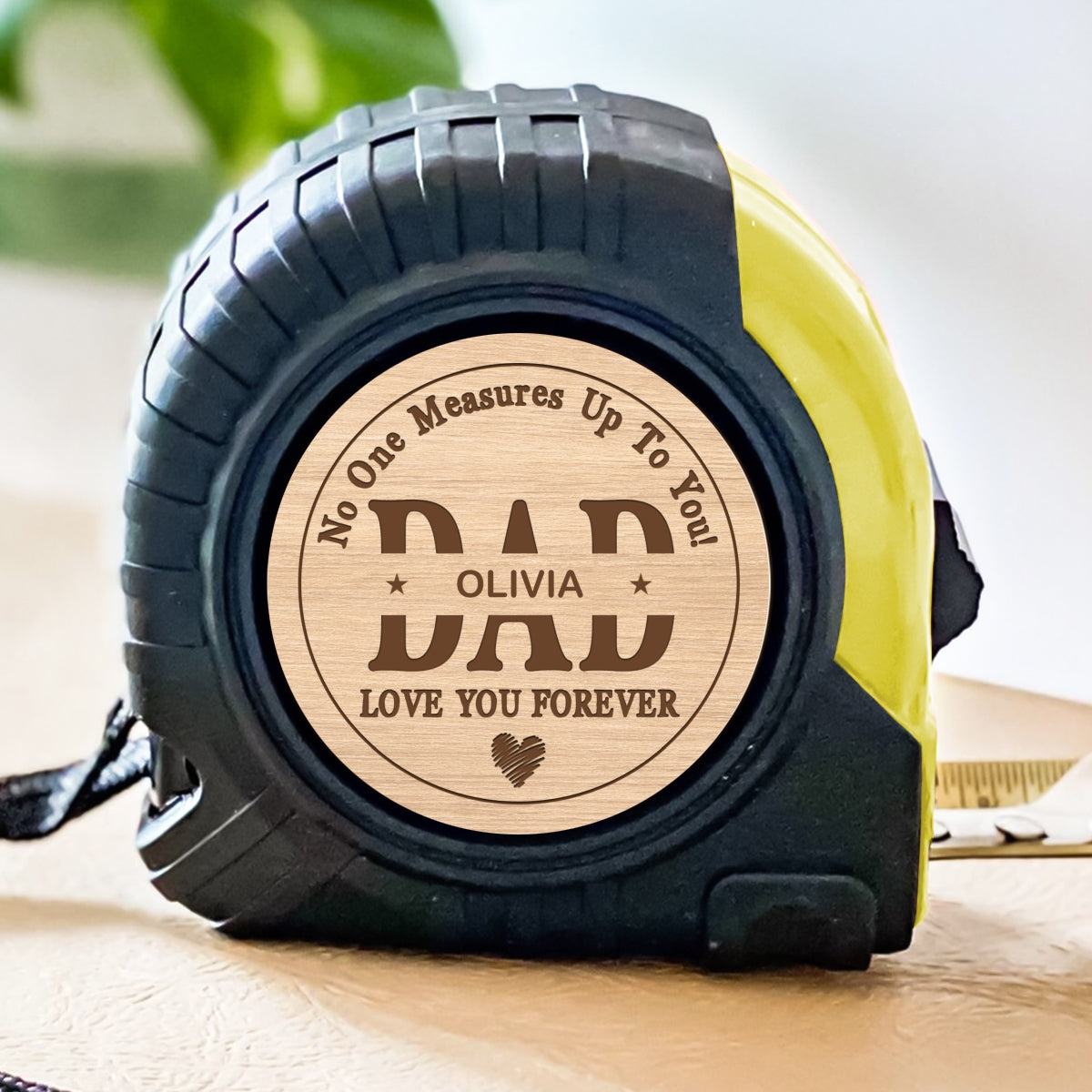 Up To You Dad - Personalized Tape Measure