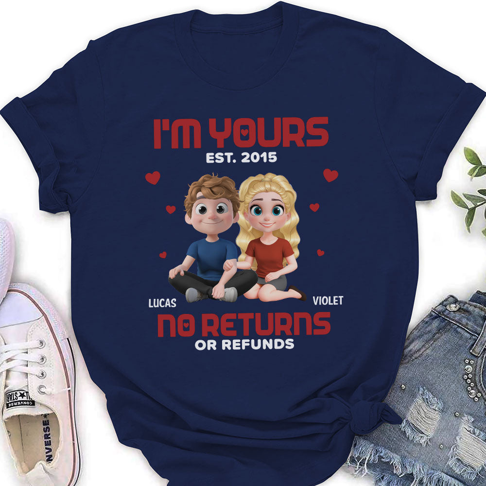 Custom Christmas Anniversary Keepsake Gifts For Wife • I Am Yours EST - Personalized Shirt