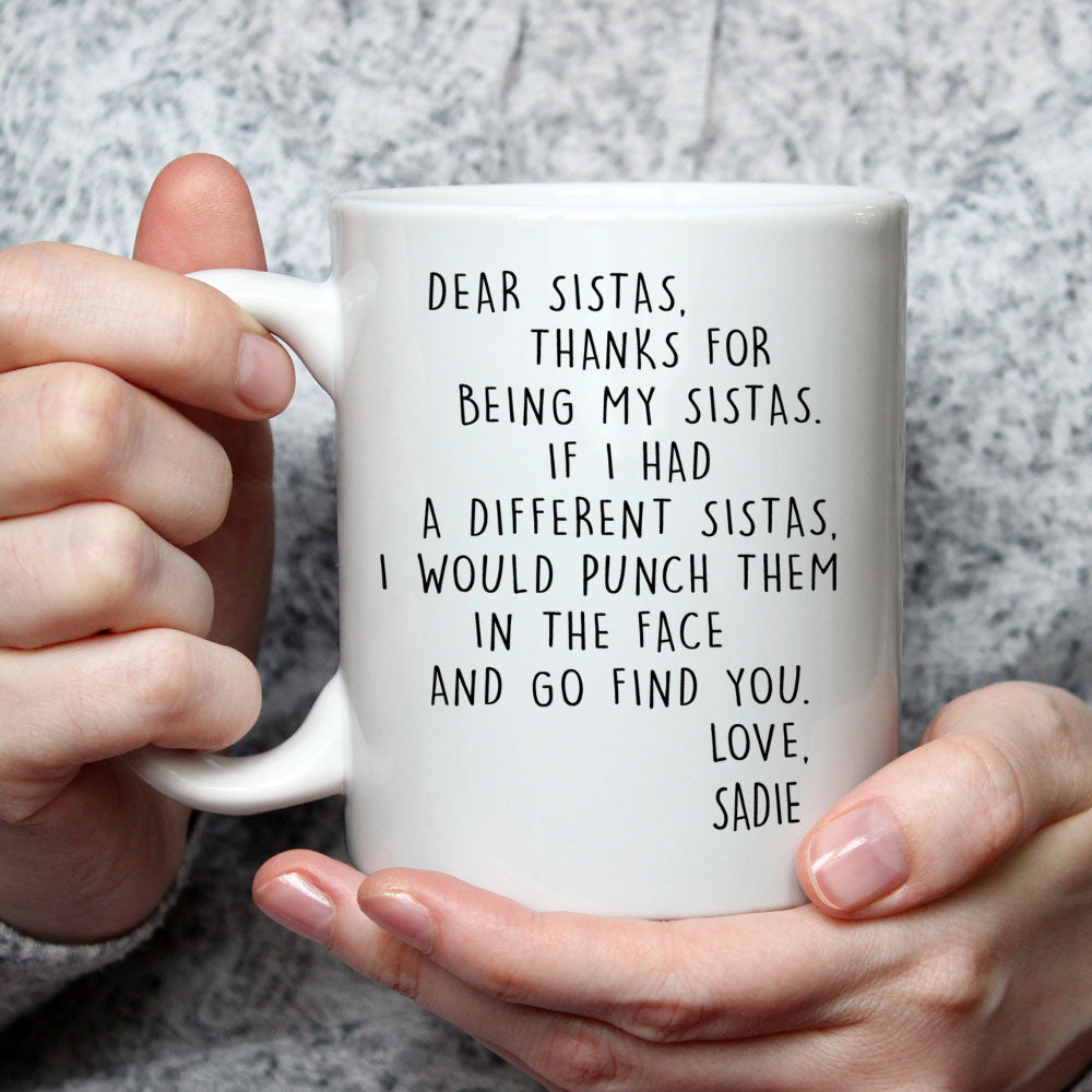 Custom Best Friend, Christmas & Birthday Friendship Keepsake Gift • If I Had A Different Bestie - Personalized Coffee Mug