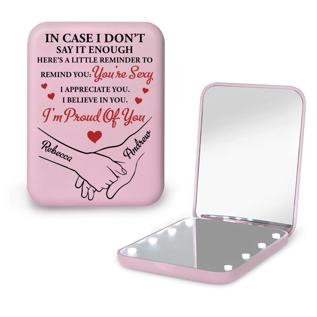I Believe In You - Personalized LED Pocket Mirror