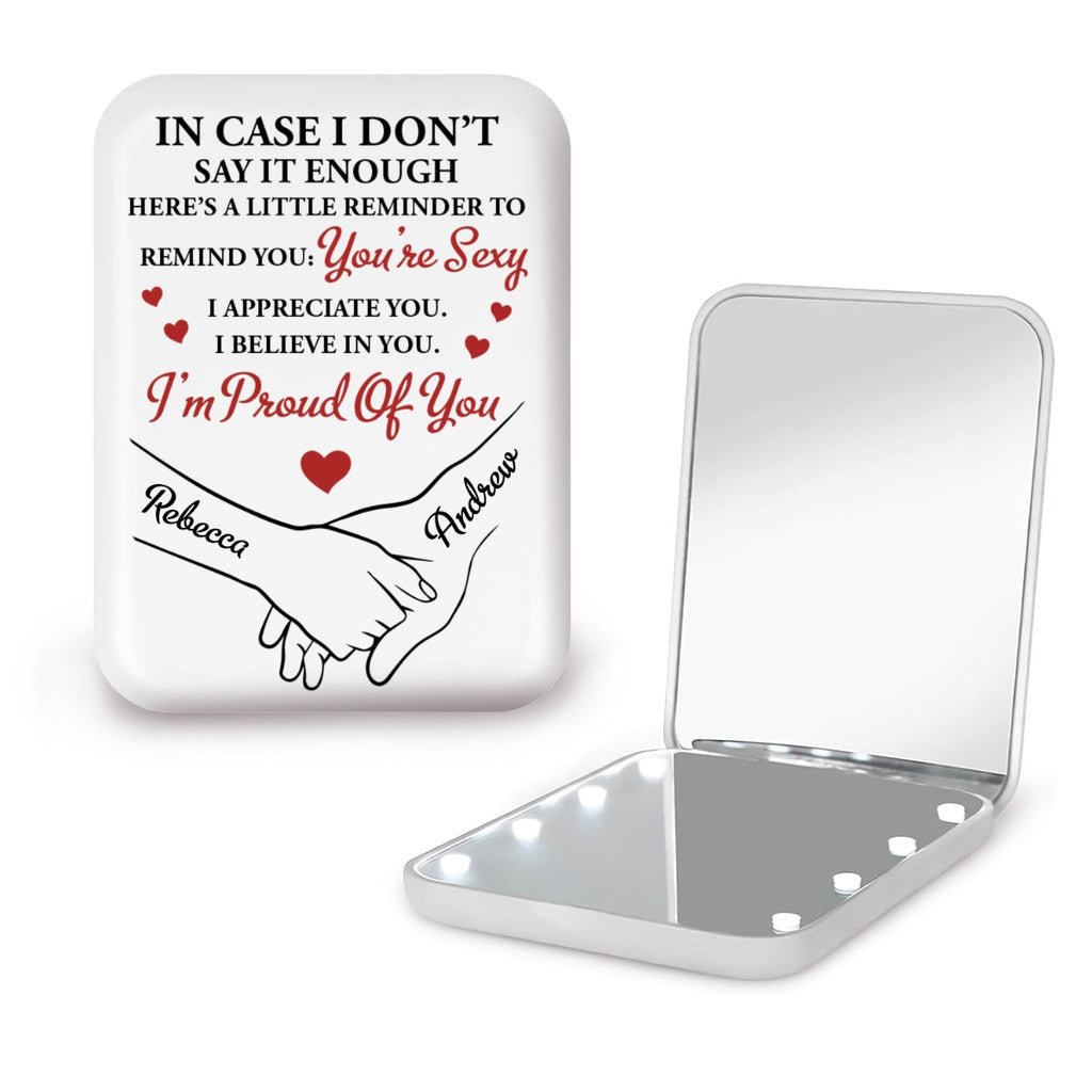 I Believe In You - Personalized LED Pocket Mirror