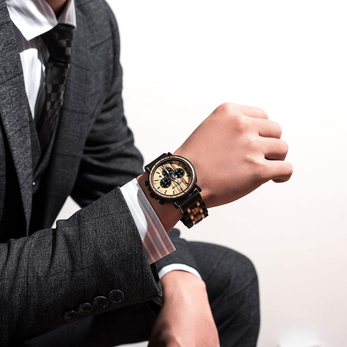 I Found My Missing Peace - Personalized Engraved Wooden Watches GP009