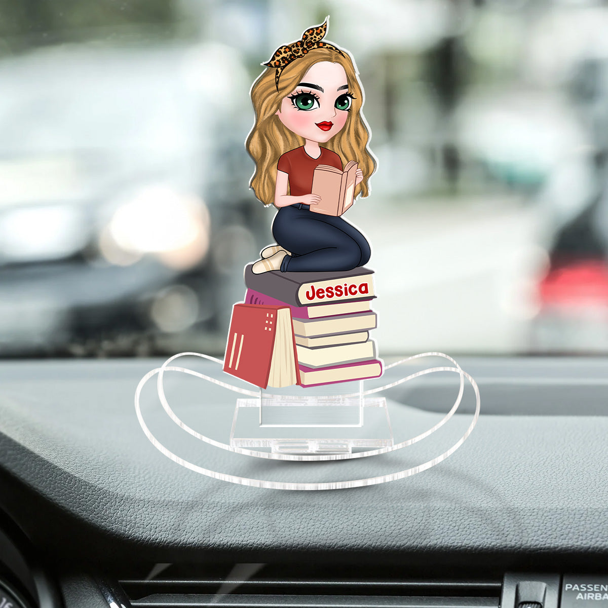 I Am A Book Lover - Personalized Acrylic Shaking Stand