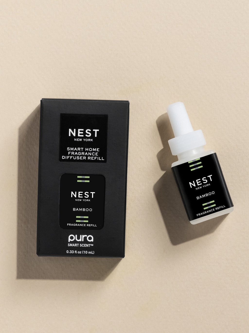 NEST New York Bamboo fragrance vial and packaging on a neutral background