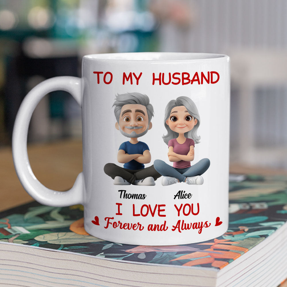 Custom Anniversary Keepsake Gifts For Couple • In Love With You - Personalized Coffee Mug