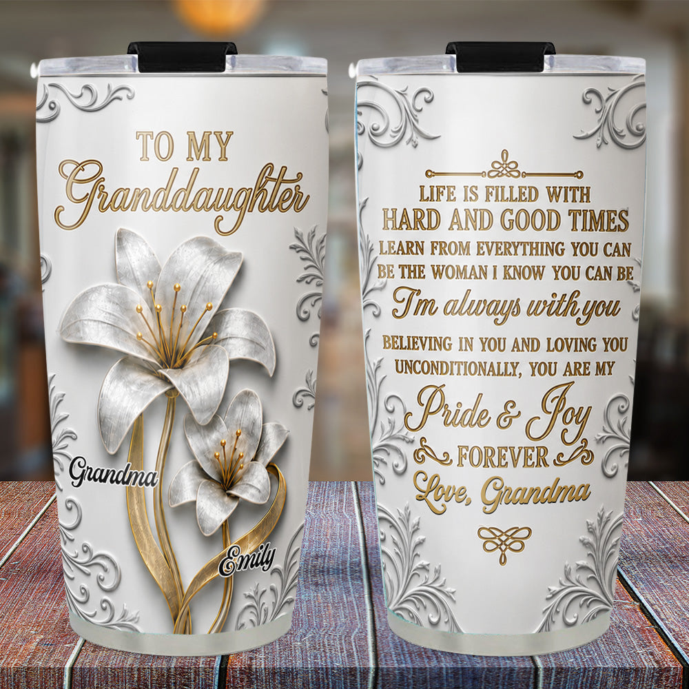 Custom Christmas Birthday Gifts For Children • Learn From Everything You Can - Personalized 3D Effect Tumbler