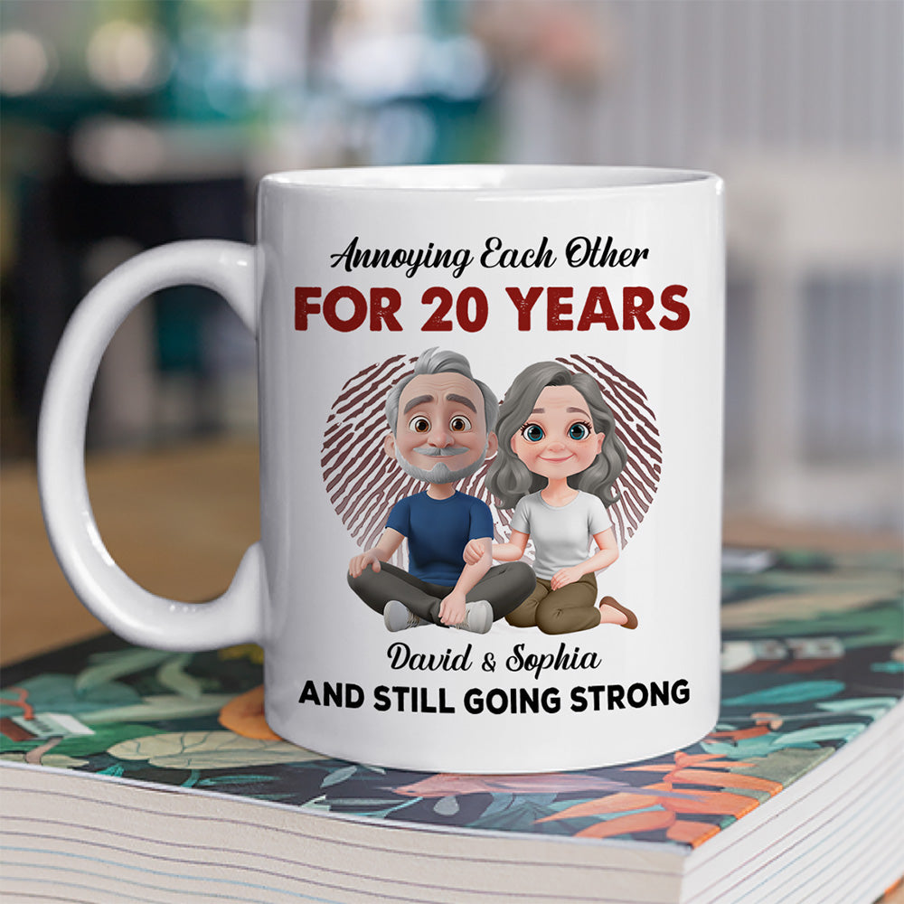 Custom Anniversary Keepsake Gifts For Couple • I Love You My Whole Life - Personalized Coffee Mug
