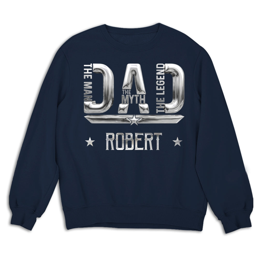 Custom Father's Day, Special Gift for Dad & Grandpa • The Man Myth Legend - Personalized Shirt