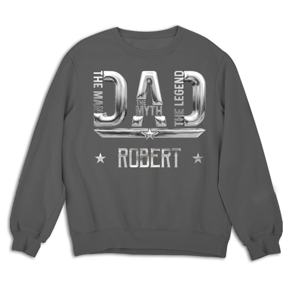 Custom Father's Day, Special Gift for Dad & Grandpa • The Man Myth Legend - Personalized Shirt