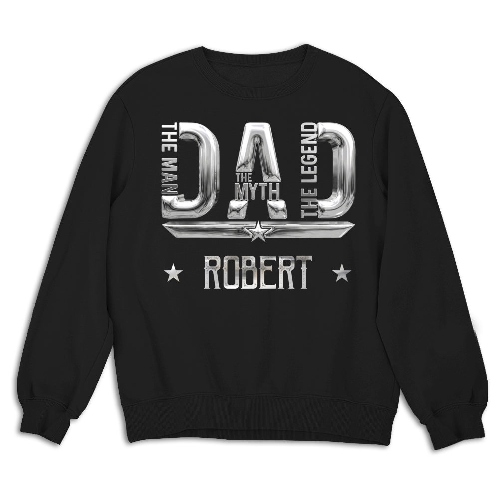 Custom Father's Day, Special Gift for Dad & Grandpa • The Man Myth Legend - Personalized Shirt