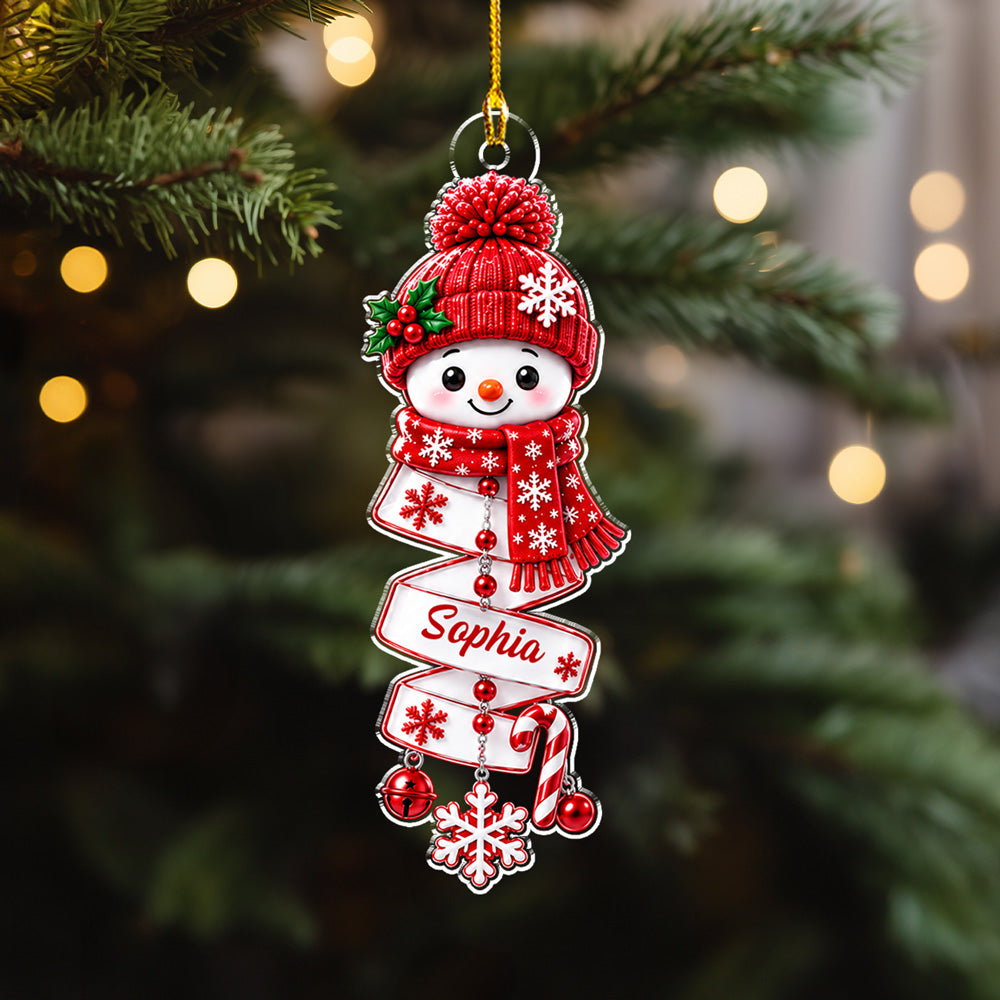 Custom Family Ornament, Christmas Gift for Family Members •  Christmas Cheer - Personalized Acrylic Ornament