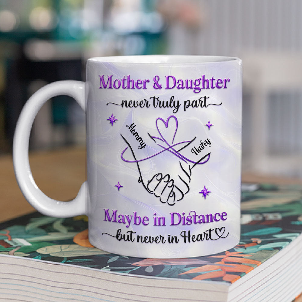 Custom Mother's Day Gift for Mom & Grandma • Mother And Daughter - Personalized 3D Inflated Effect Mug
