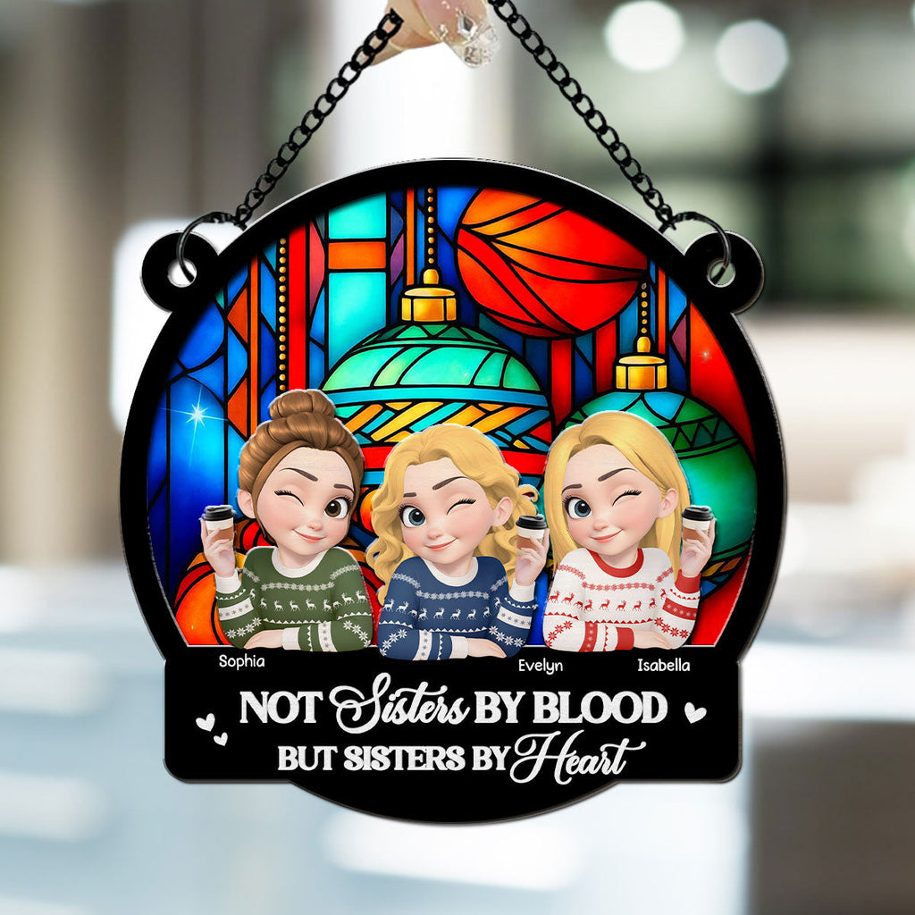 Custom Christmas Hanging Decor, for Best Friend, Friendship Gifts • You Are My Christmas Miracle - Personalized Suncatcher