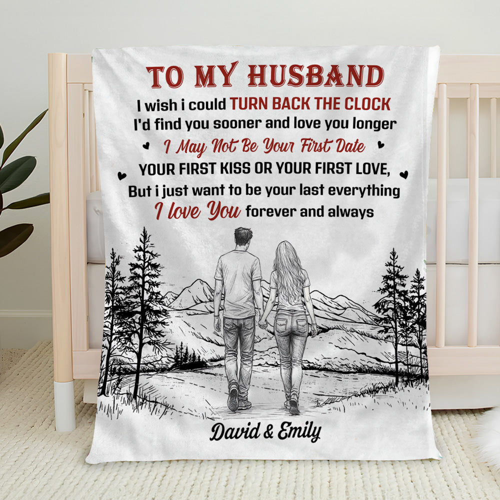 I Wish I Could Turn Back The Clock - Personalized Fleece Blanket