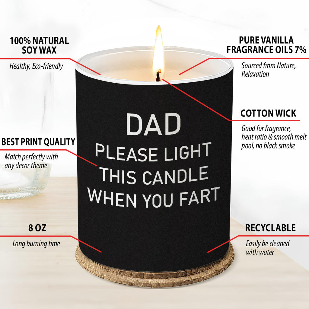 Candle For Dad - Personalized Candle