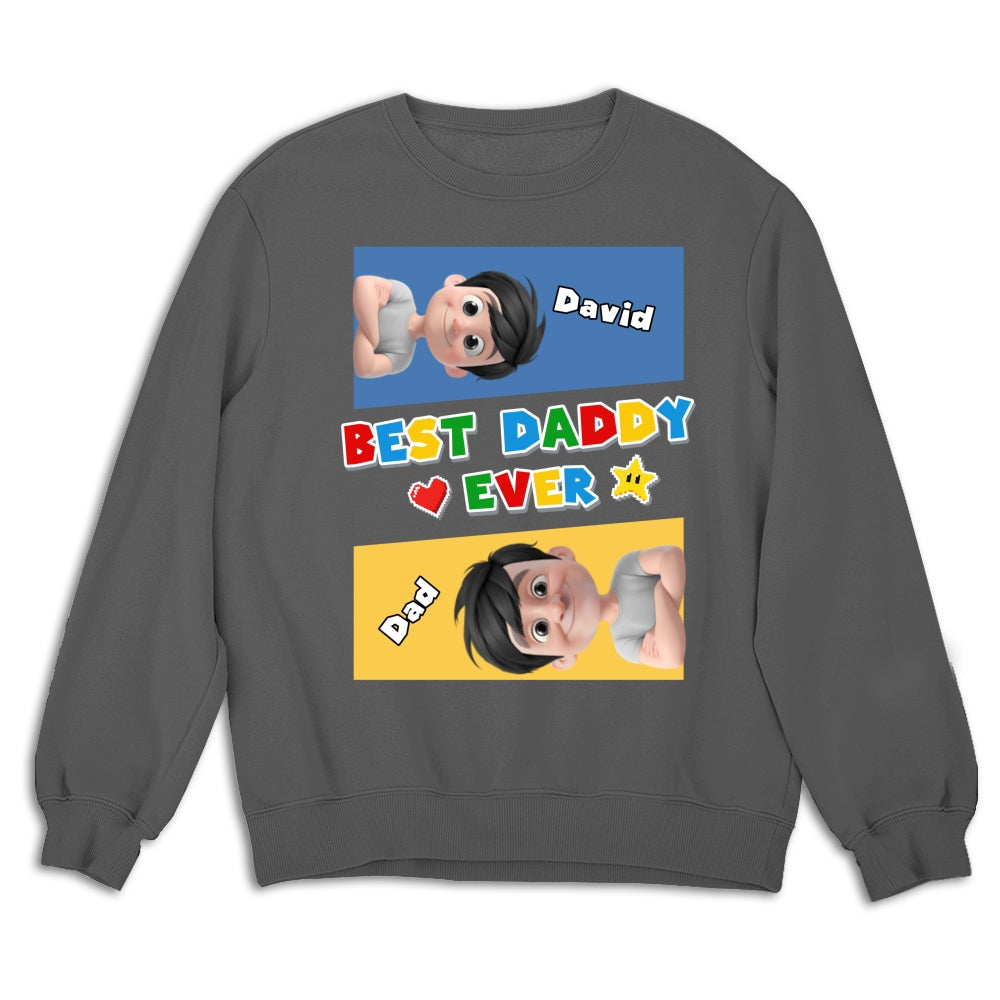Custom Father's Day, Special Gift for Dad & Grandpa • Super Daddy - Personalized Shirt