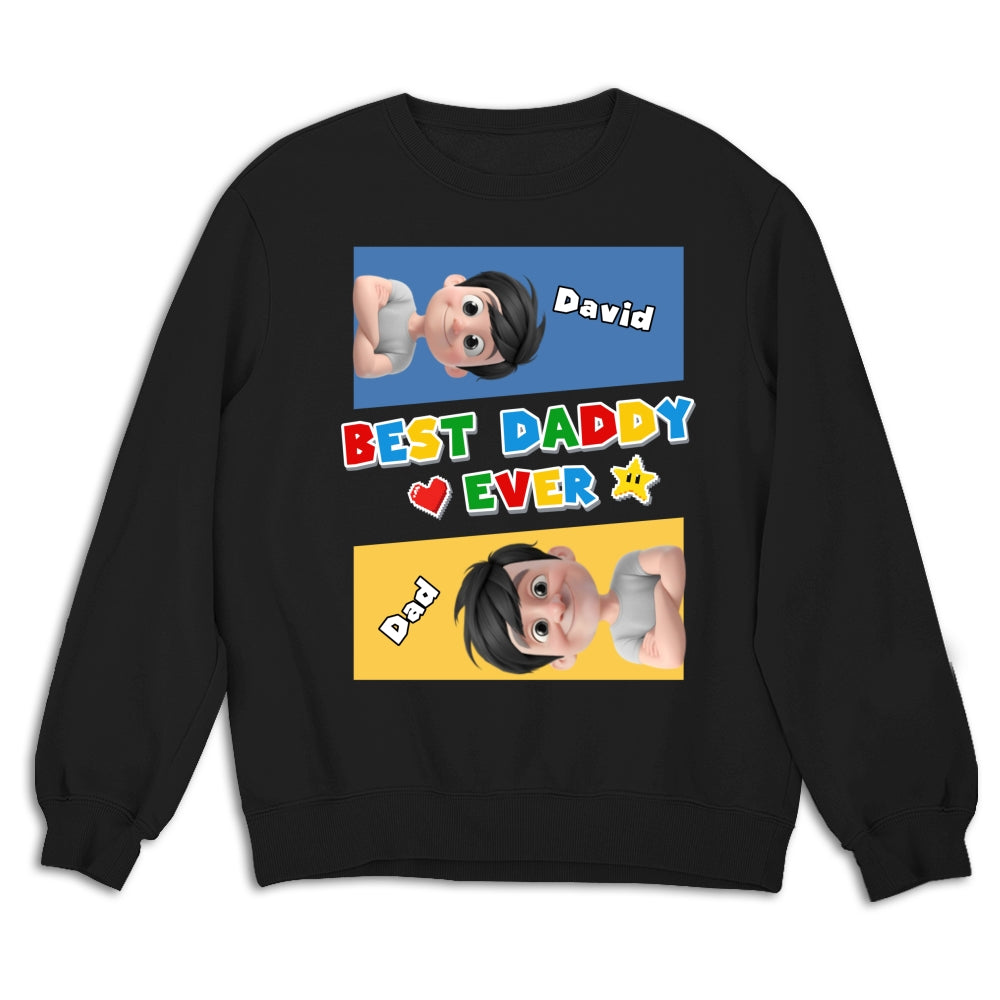 Custom Father's Day, Special Gift for Dad & Grandpa • Super Daddy - Personalized Shirt
