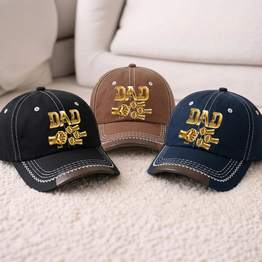 The Legend - Personalized Vintage Soft Baseball Cap