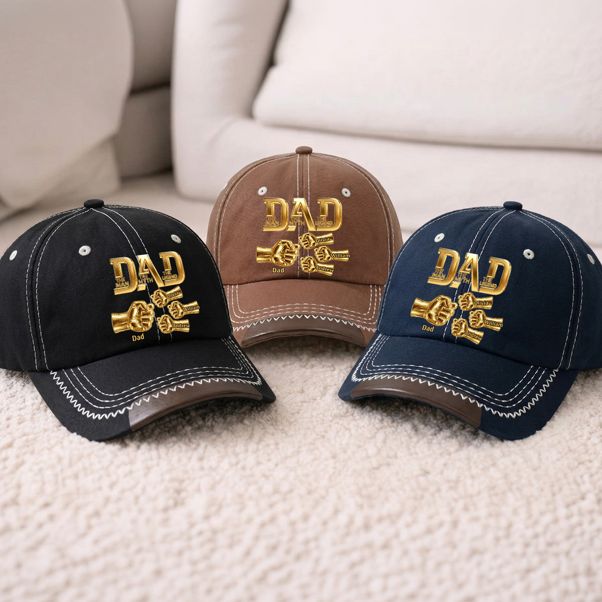 The Legend - Personalized Vintage Soft Baseball Cap