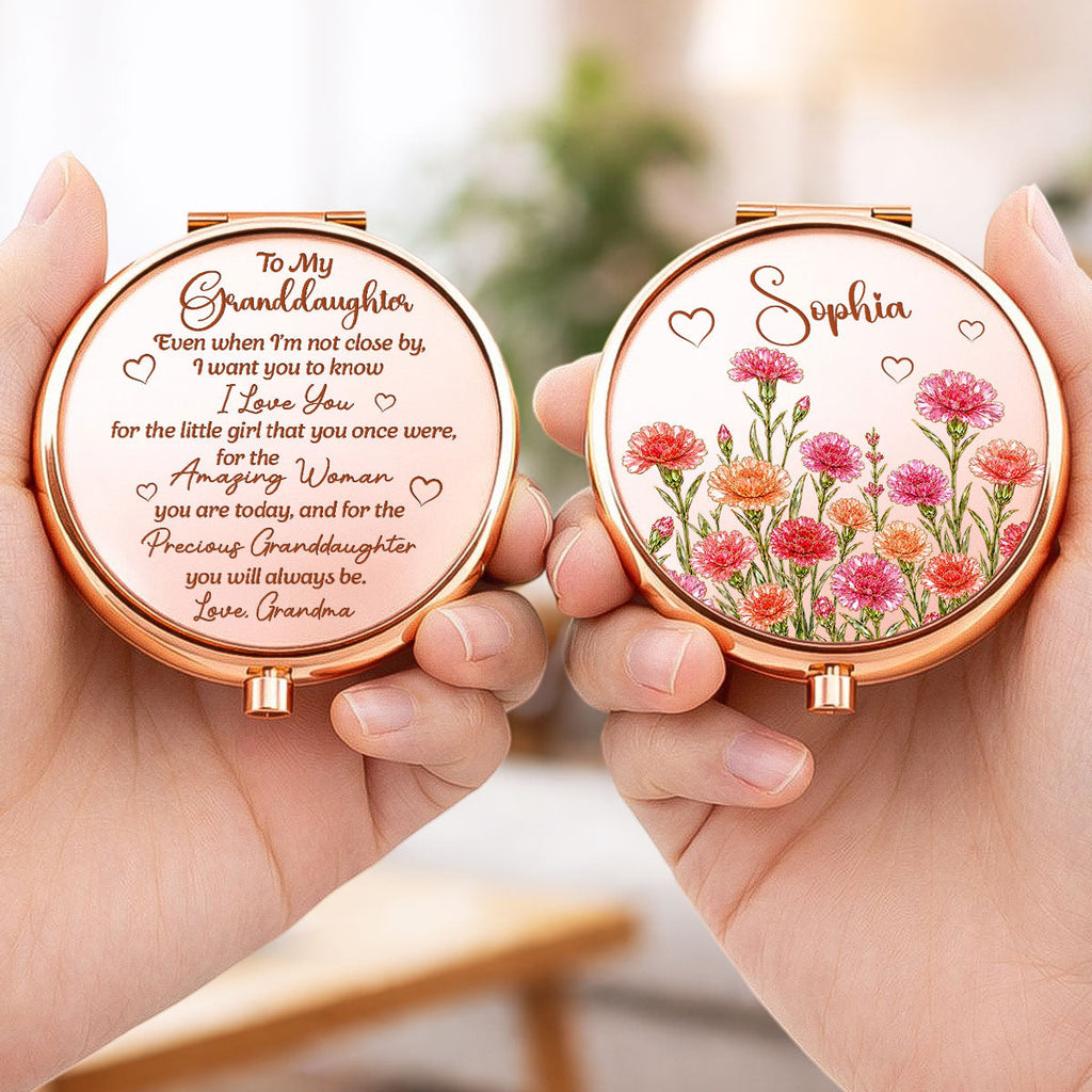 To My Little Girl - Personalized Compact Mirror