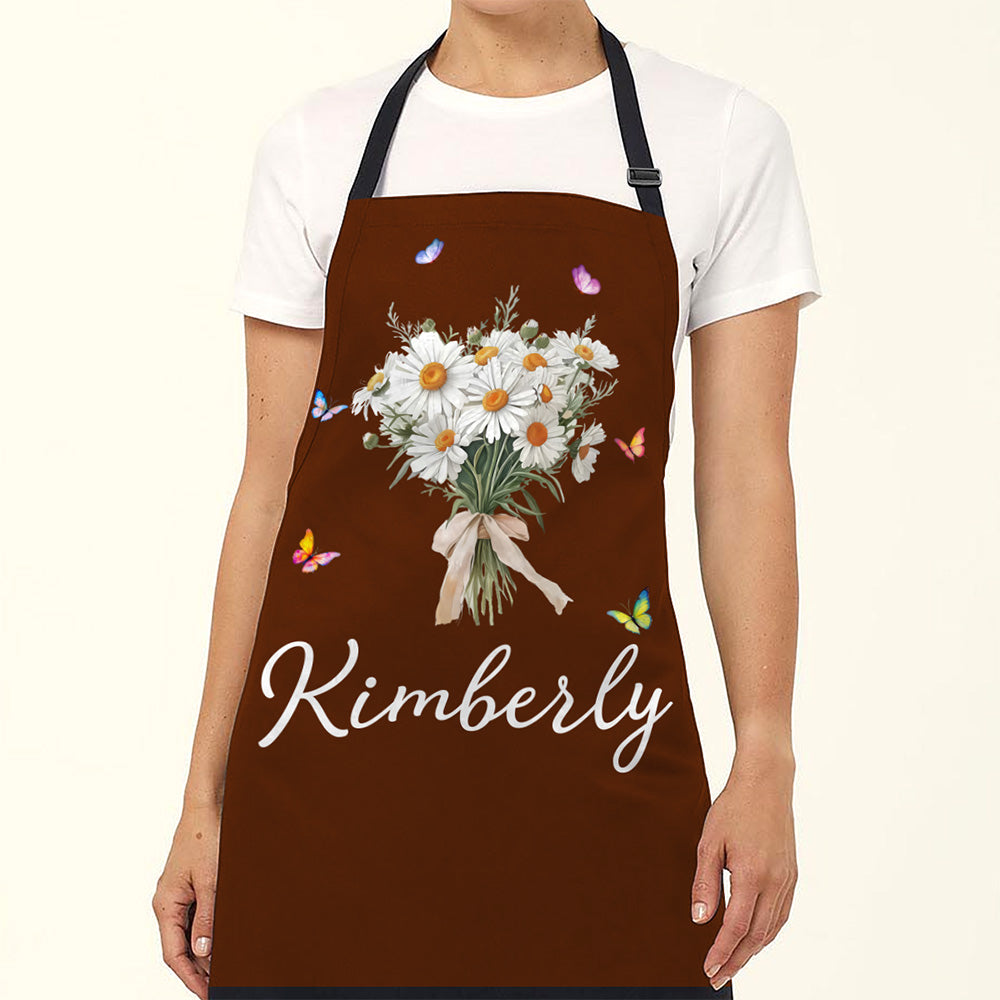 Beautiful Flower - Personalized Apron