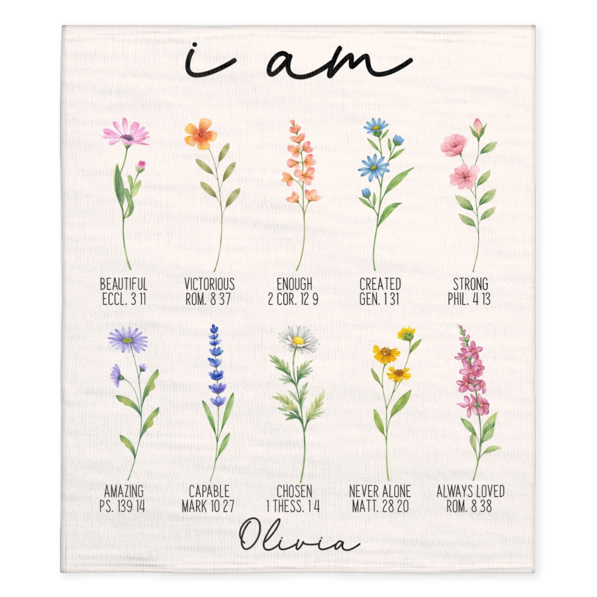 You Are Inspiring - Personalized Fleece Blanket