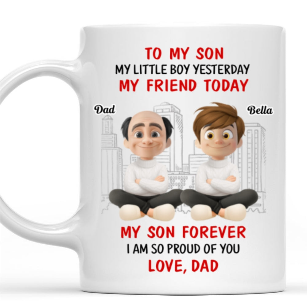 Custom Christmas & Birthday Gift for Son • My Choice, My Child, My Love - Personalized Mug