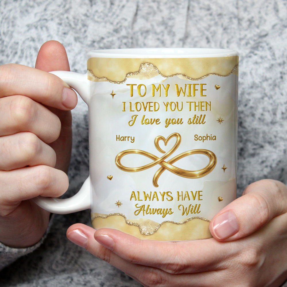 Custom Anniversary Keepsake Gifts For Couple • Keeping You - Personalized 3D Effect Mug