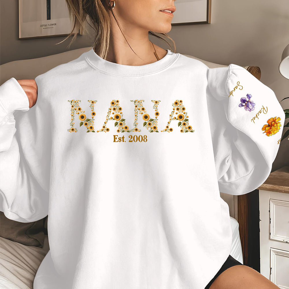 Blessed To Be Called Grandma - Personalized Sweatshirt