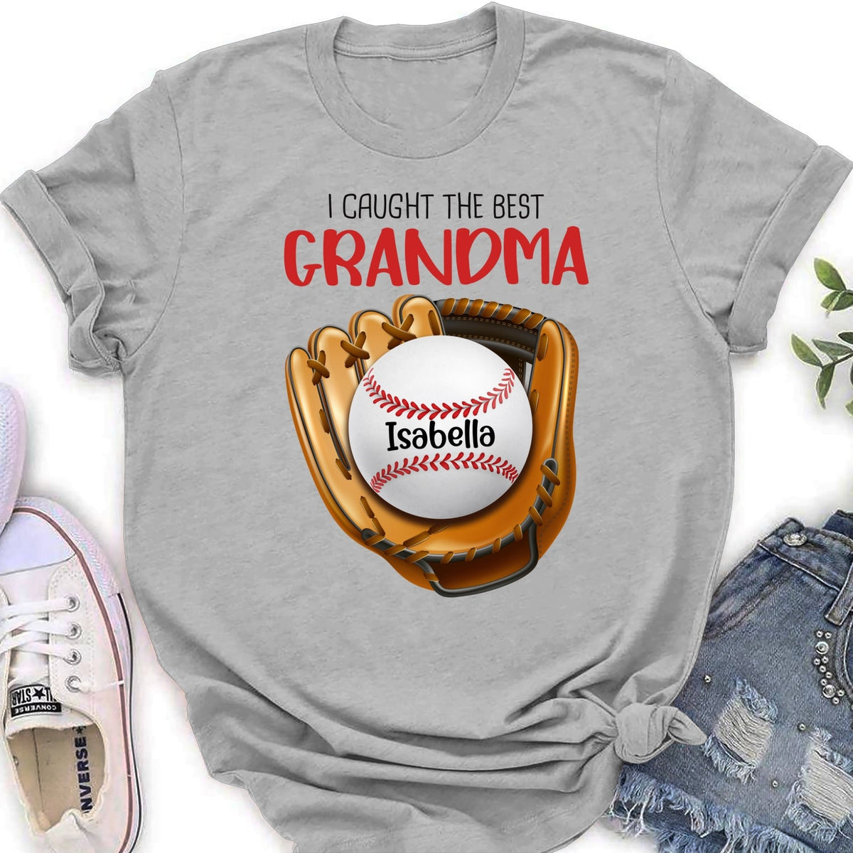 Custom Mother's Day Gift for Mom & Grandma • Basket Grandma - Personalized Shirt