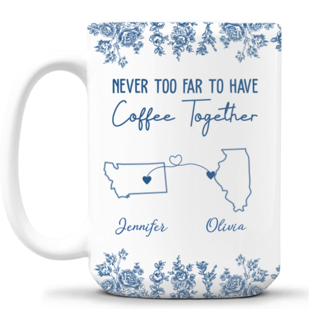 Custom Best Friend, Christmas & Birthday Friendship Keepsake Gift • I Wish - Personalized Coffee Mug