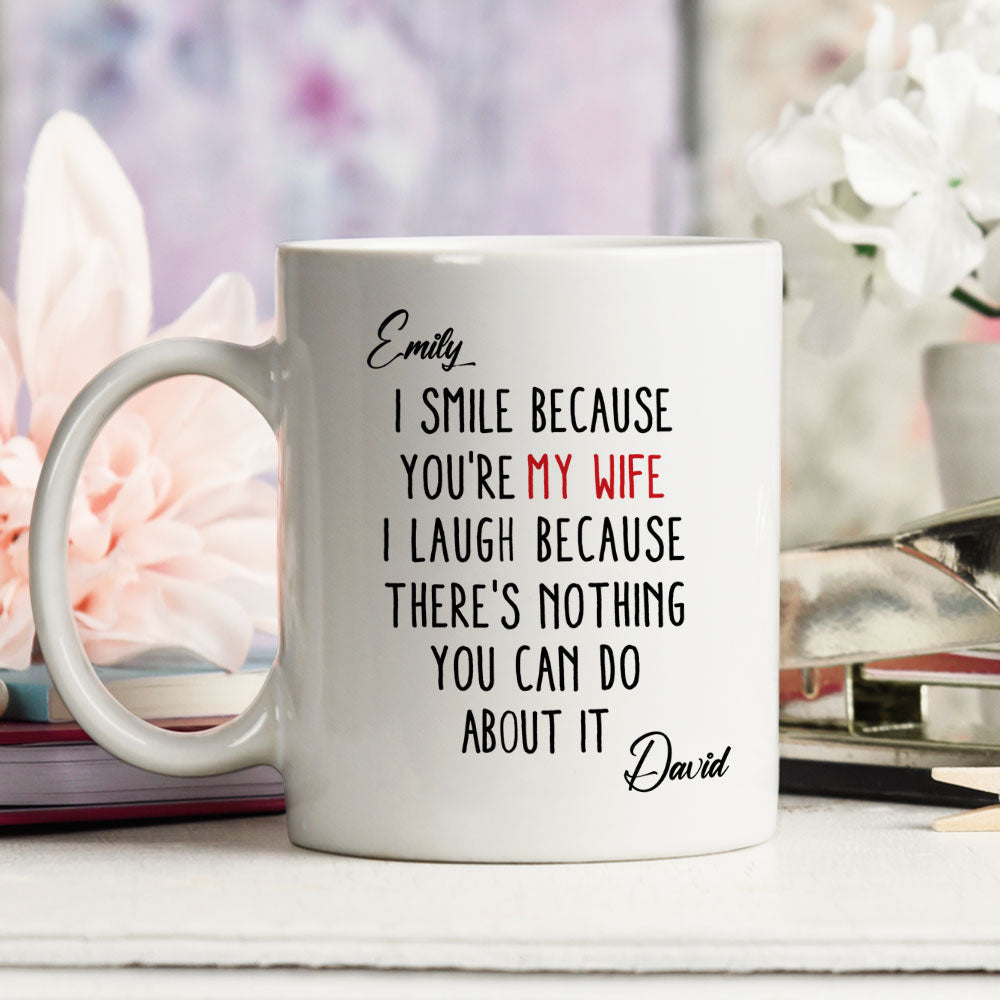Custom Anniversary Keepsake Gifts For Couple • Dear My Husband - Personalized Coffee Mug