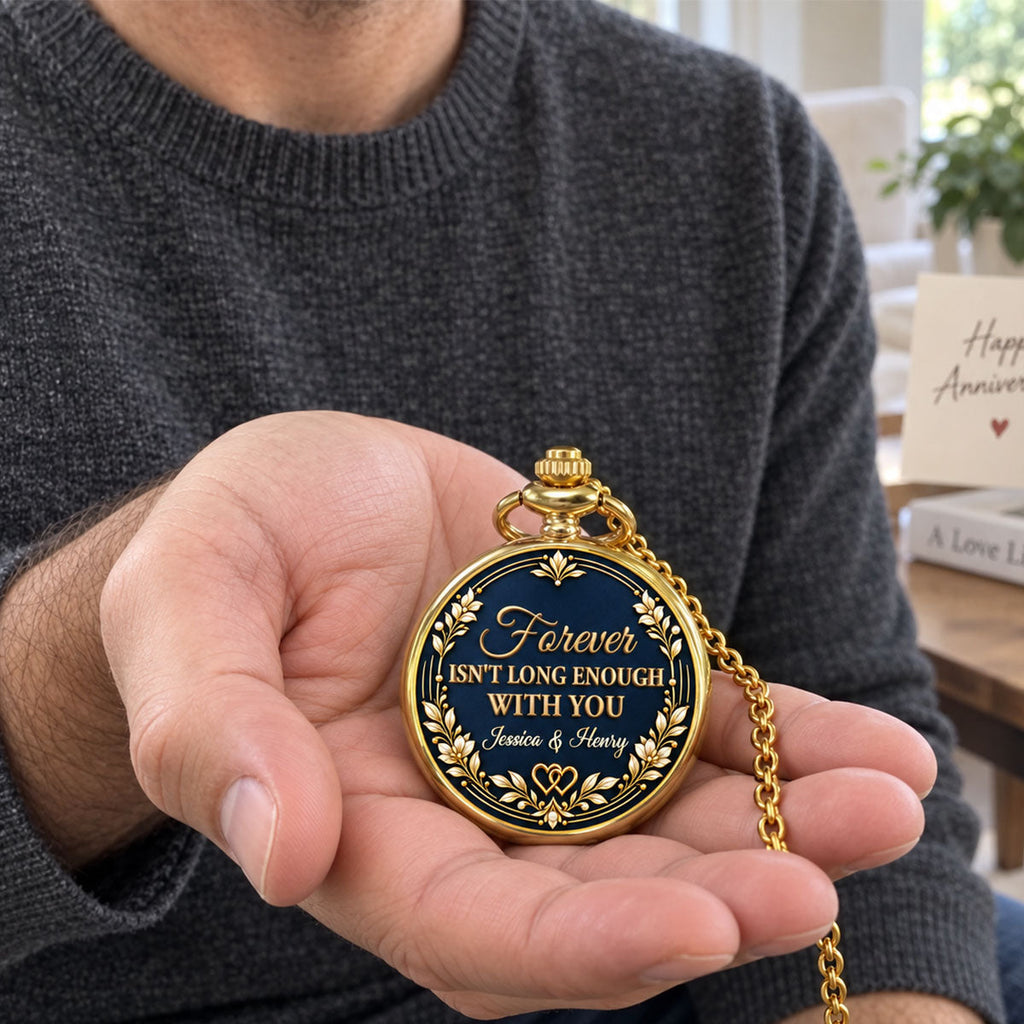 Life Together - Personalized Print Pocket Watch