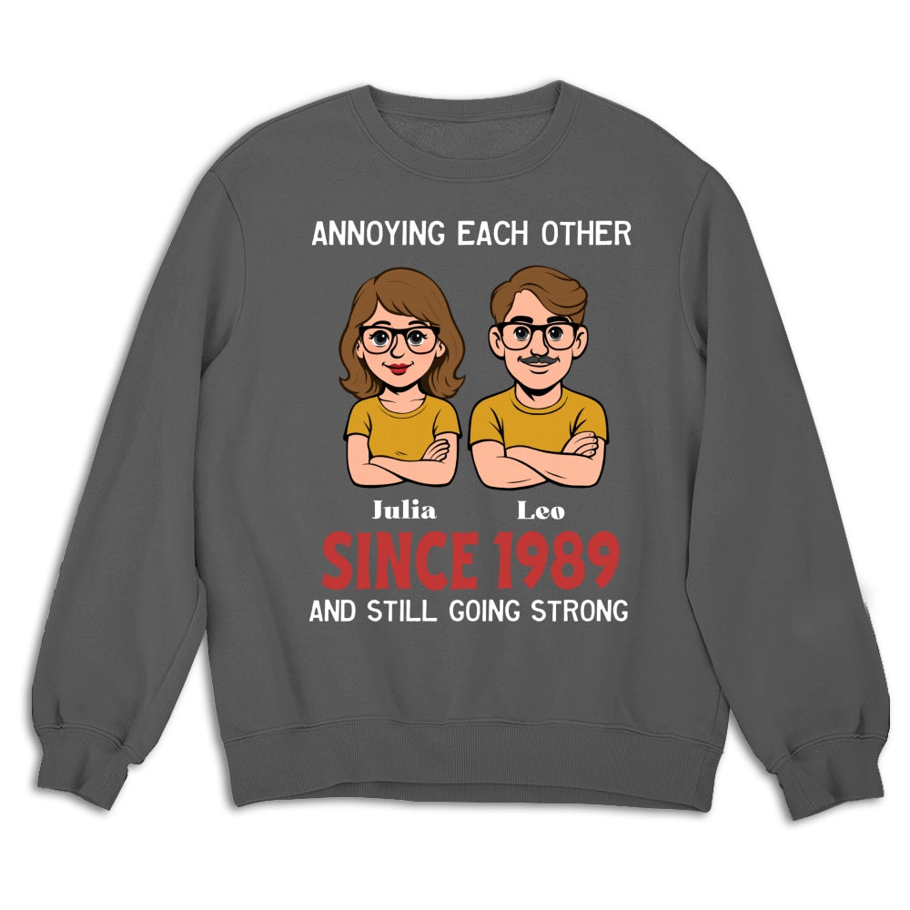 Custom Christmas Anniversary Keepsake Gifts For Husband • Together Forever Retro - Personalized Shirt