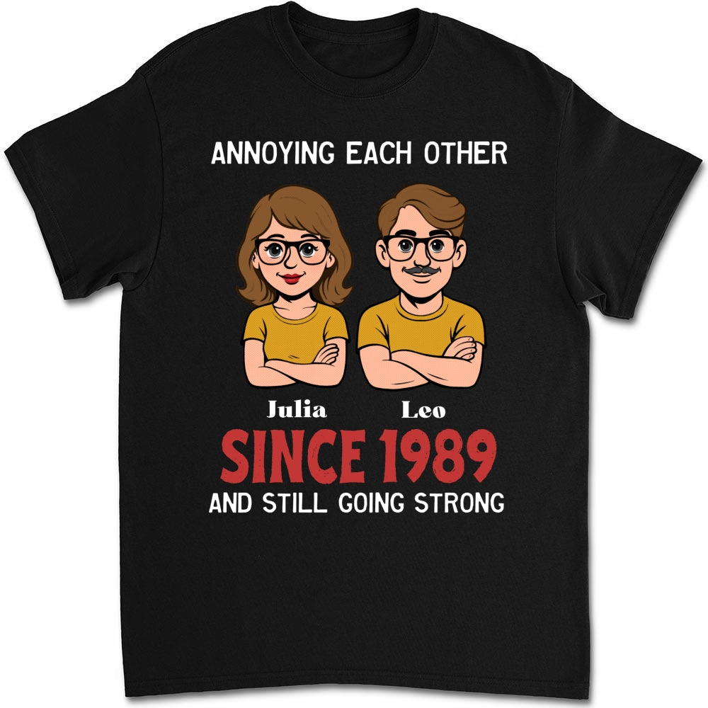 Custom Christmas Anniversary Keepsake Gifts For Husband • Together Forever Retro - Personalized Shirt