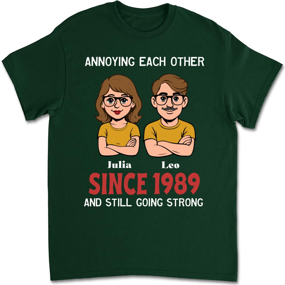 Custom Christmas Anniversary Keepsake Gifts For Husband • Together Forever Retro - Personalized Shirt