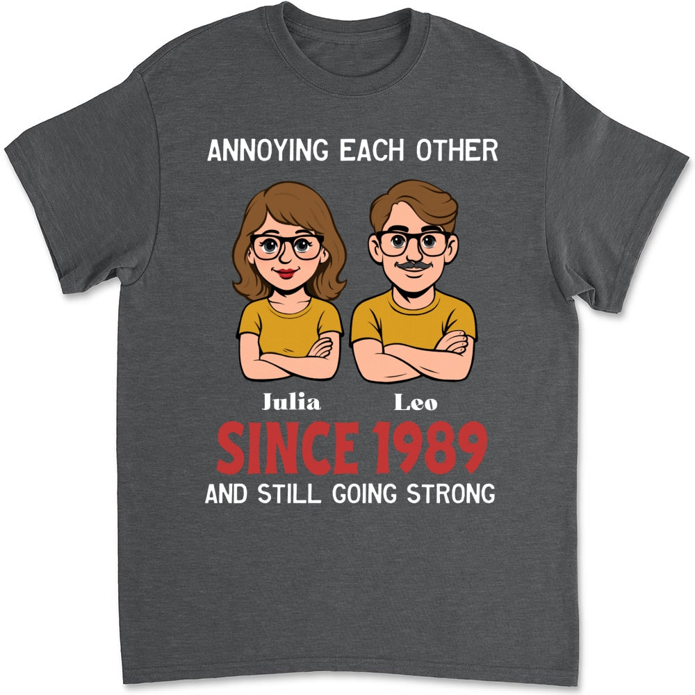 Custom Christmas Anniversary Keepsake Gifts For Husband • Together Forever Retro - Personalized Shirt