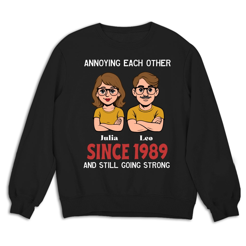 Custom Christmas Anniversary Keepsake Gifts For Husband • Together Forever Retro - Personalized Shirt