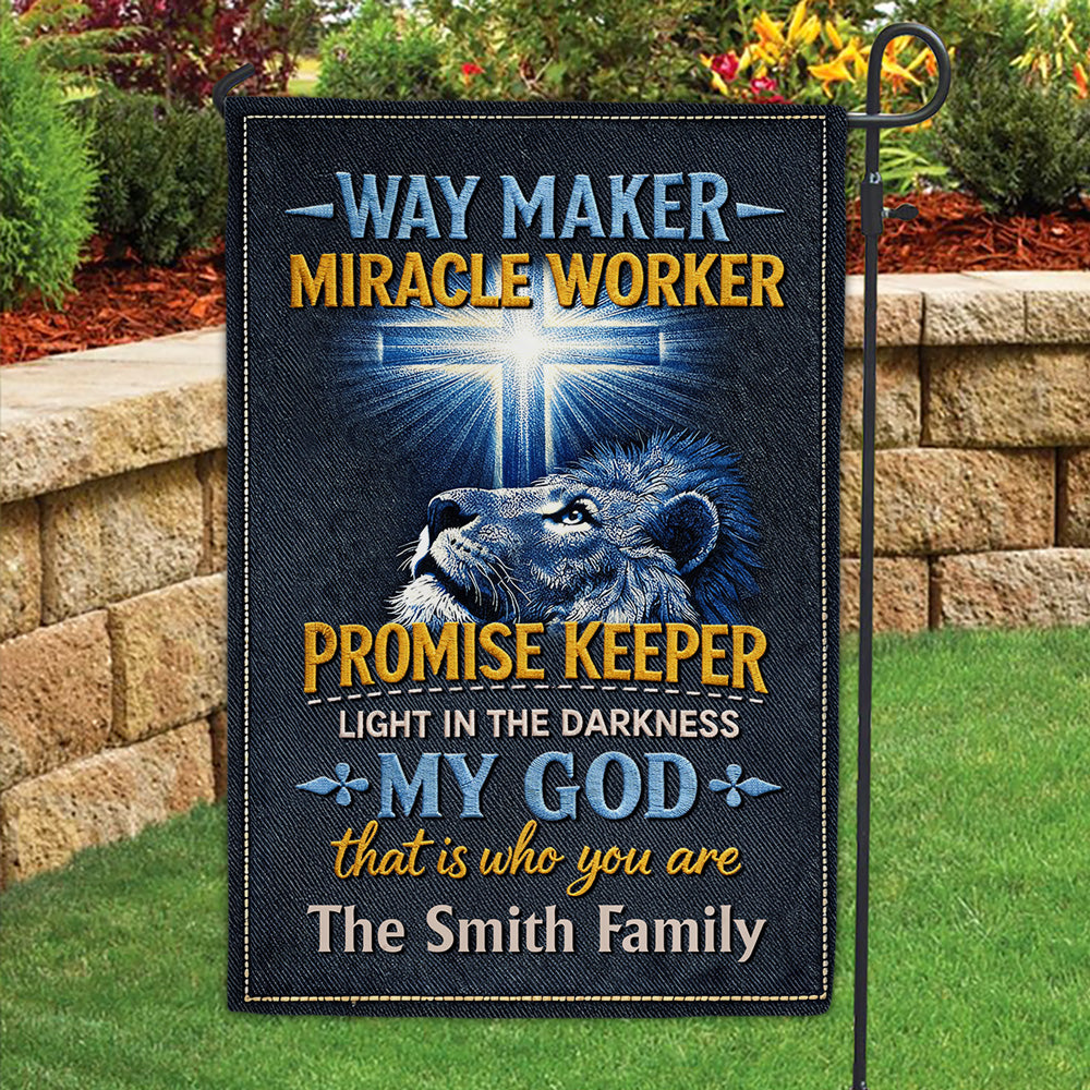 Way Maker - Personalized Flag