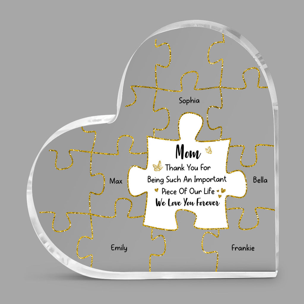 Custom Mother's Day Decor, Gift for Mom & Grandma • We Love You Forever - Personalized Acrylic Plaque
