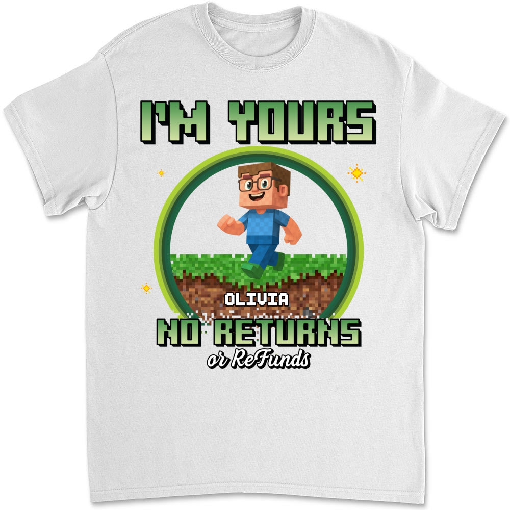 Custom Father's Day, Special Gift for Dad & Grandpa • Pixelated Love For Dad - Personalized Shirt
