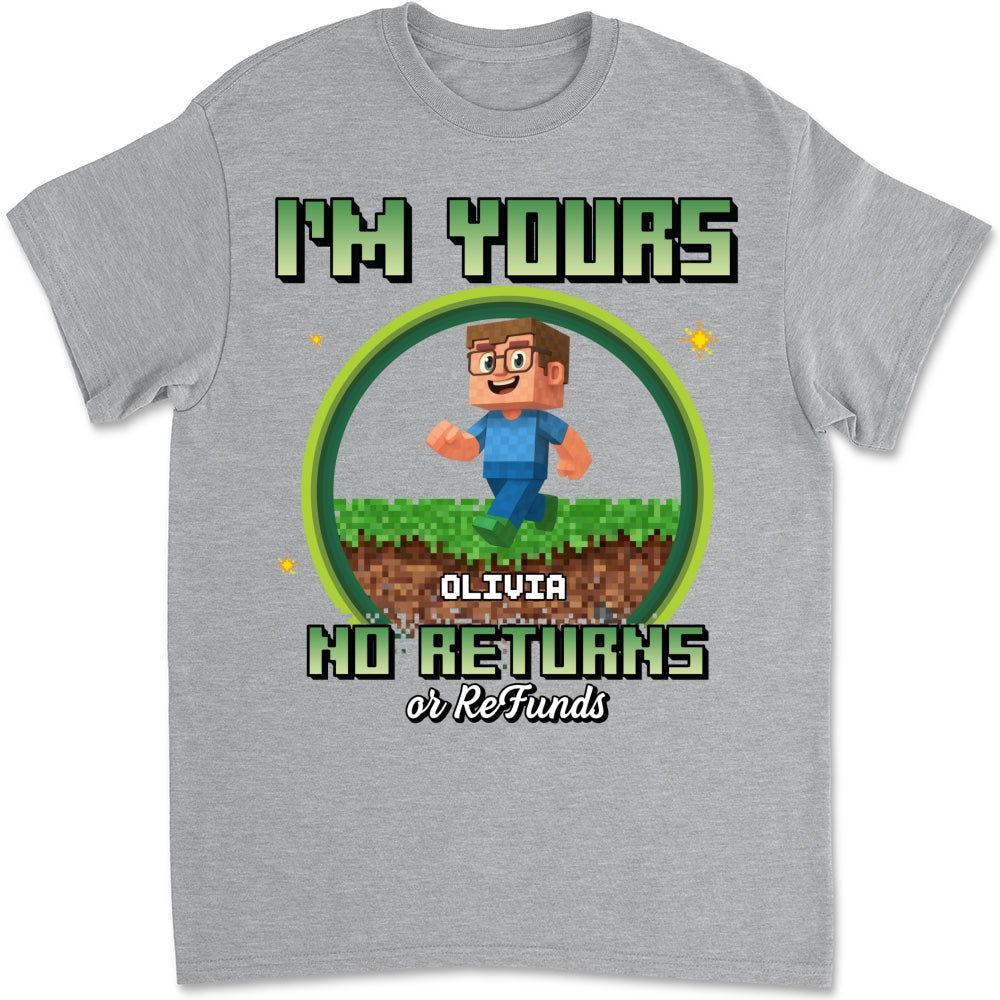 Custom Father's Day, Special Gift for Dad & Grandpa • Pixelated Love For Dad - Personalized Shirt