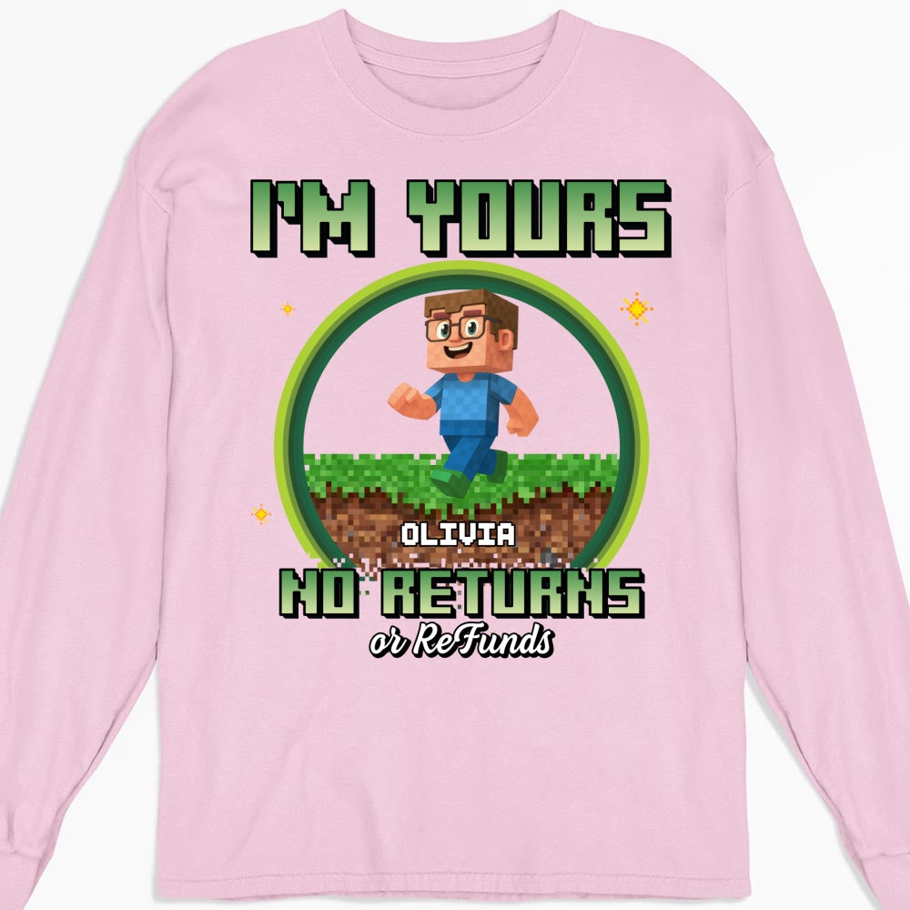 Custom Father's Day, Special Gift for Dad & Grandpa • Pixelated Love For Dad - Personalized Shirt