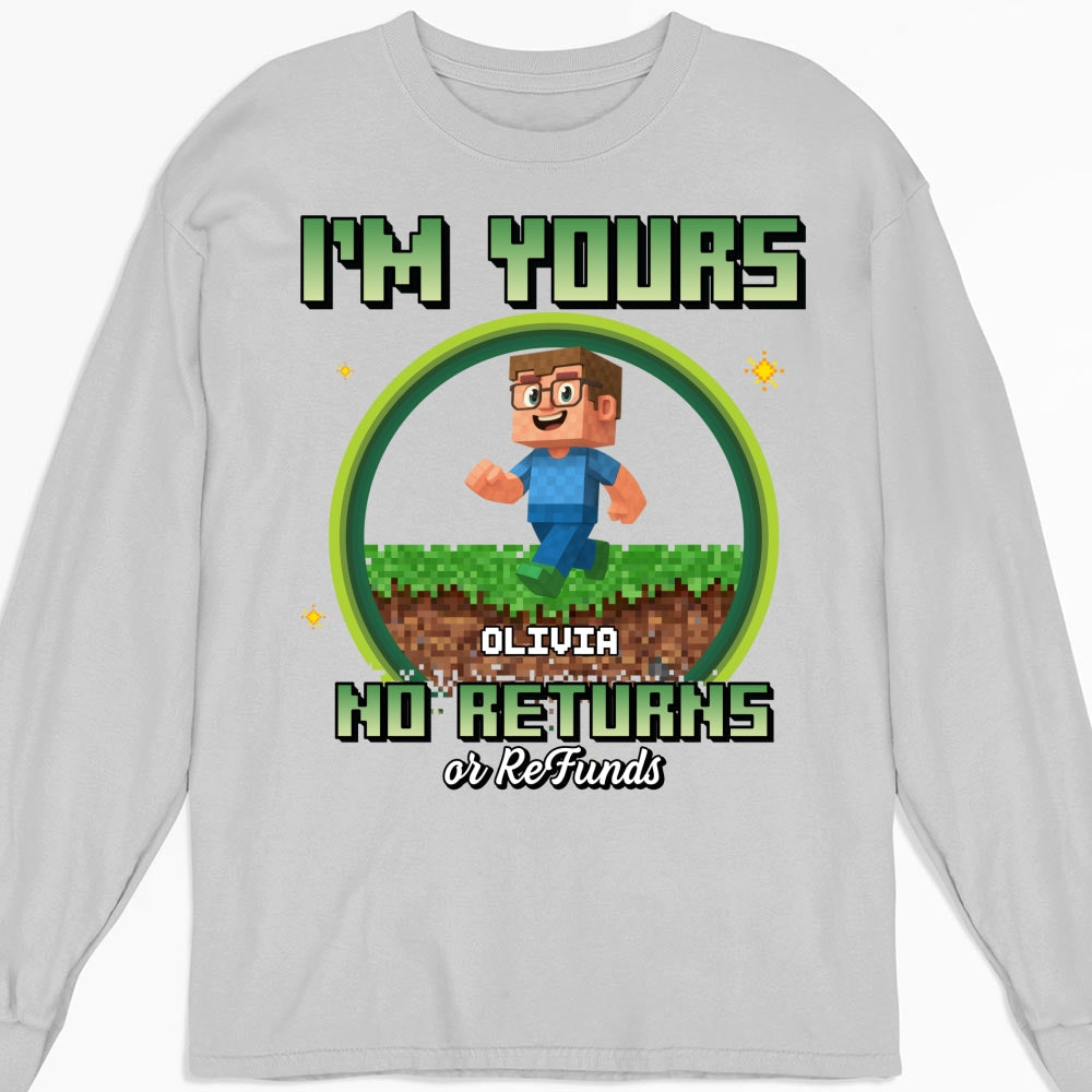Custom Father's Day, Special Gift for Dad & Grandpa • Pixelated Love For Dad - Personalized Shirt