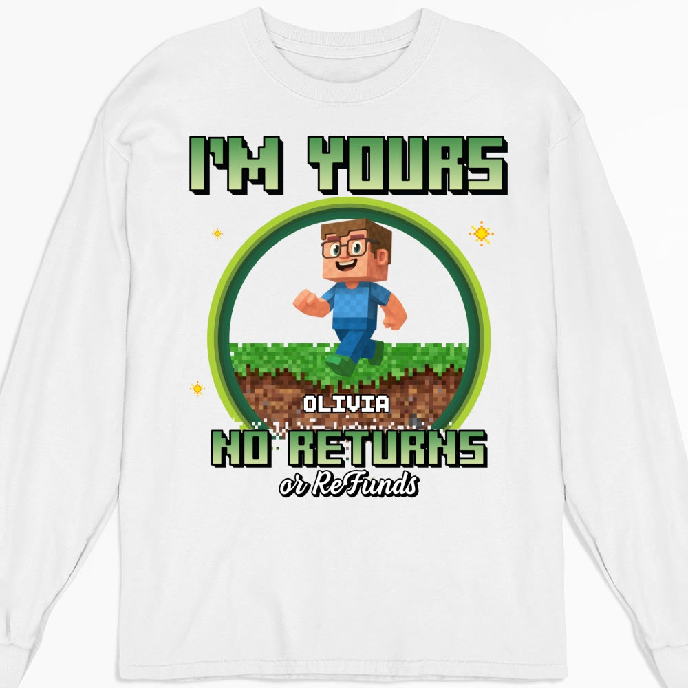 Custom Father's Day, Special Gift for Dad & Grandpa • Pixelated Love For Dad - Personalized Shirt