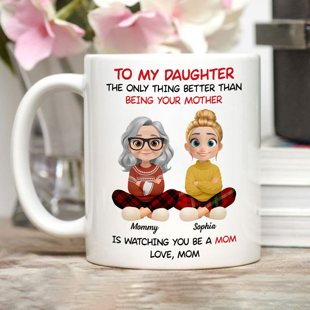 Custom Christmas & Birthday Keepsake Gift • Proud To Watch You Grow - Personalized Coffee Mug