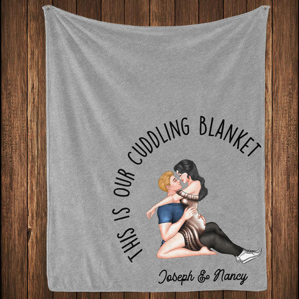 Our Cuddling Blanket - Personalized Fleece Blanket