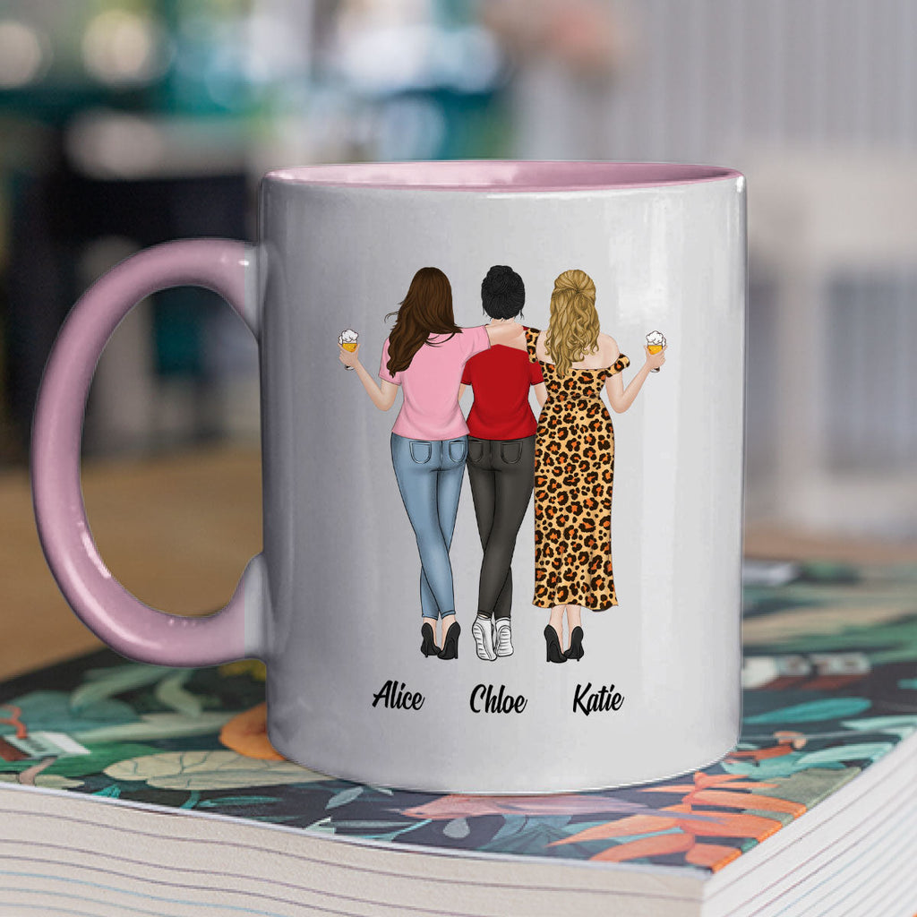 Custom Best Friend, Christmas & Birthday Friendship Keepsake Gift • Sugar And Spice - Personalized Accent Mug